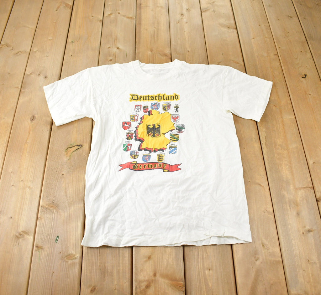 Vintage 1990s Deutschland Germany Souvenir Travel T Shirt