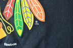 Vintage 1990s Reebok Chicago Blackhawks NHL Hockey Logo Graphic T-Shirt