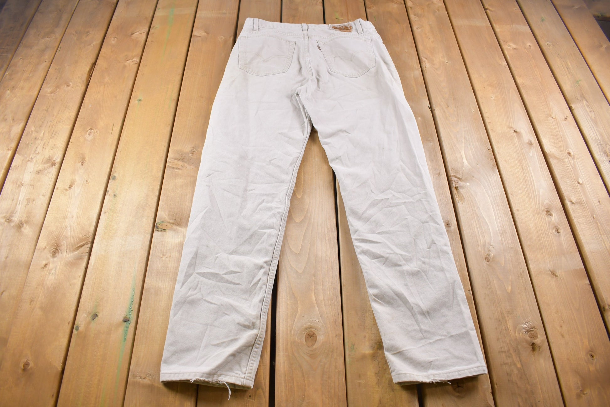 Vintage 1980s Levi's 540 Brown Tab Jeans Size 33 x 32