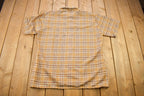 Vintage 1980s Deadstock Town Craft JC Penney Flannel Button Up Shirt