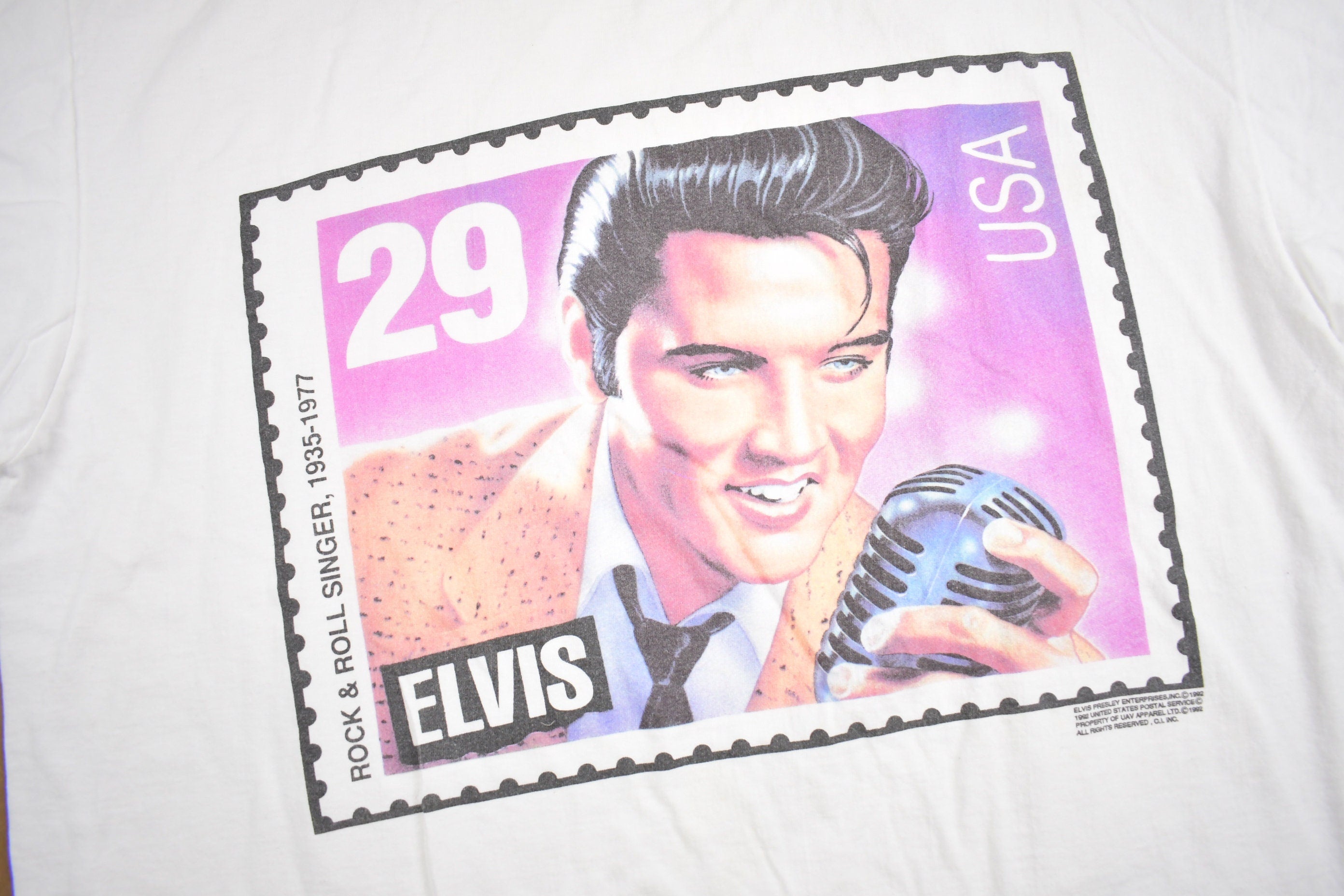 Vintage 1992 Elvis Presley Rock And Roll T Shirt