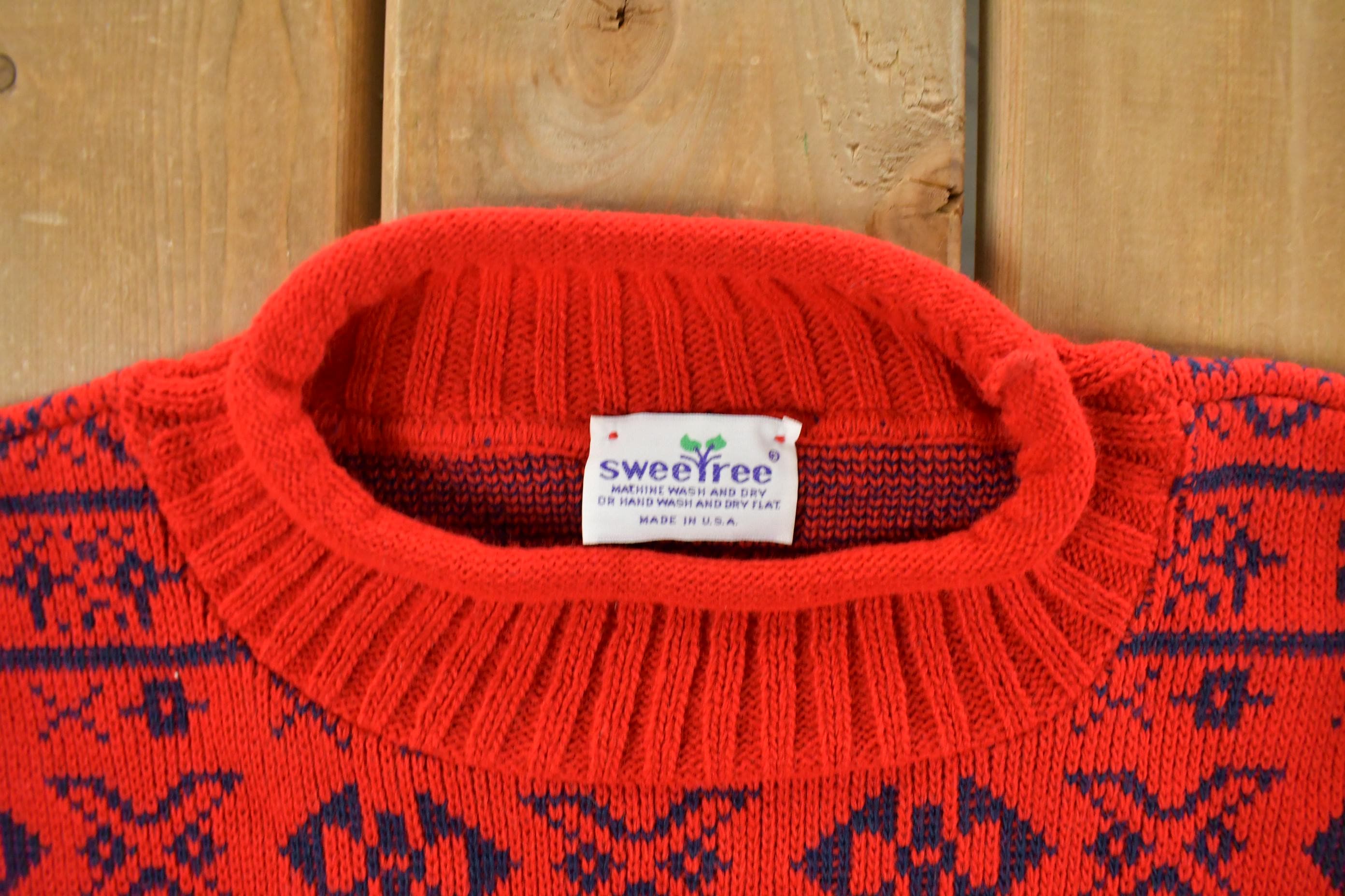 Vintage 1990s Sweetree Made In USA Knit Sweater Men's Large