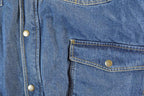 Vintage 1990s Wrangler Sherpa Lined Jean Jacket Made In USA