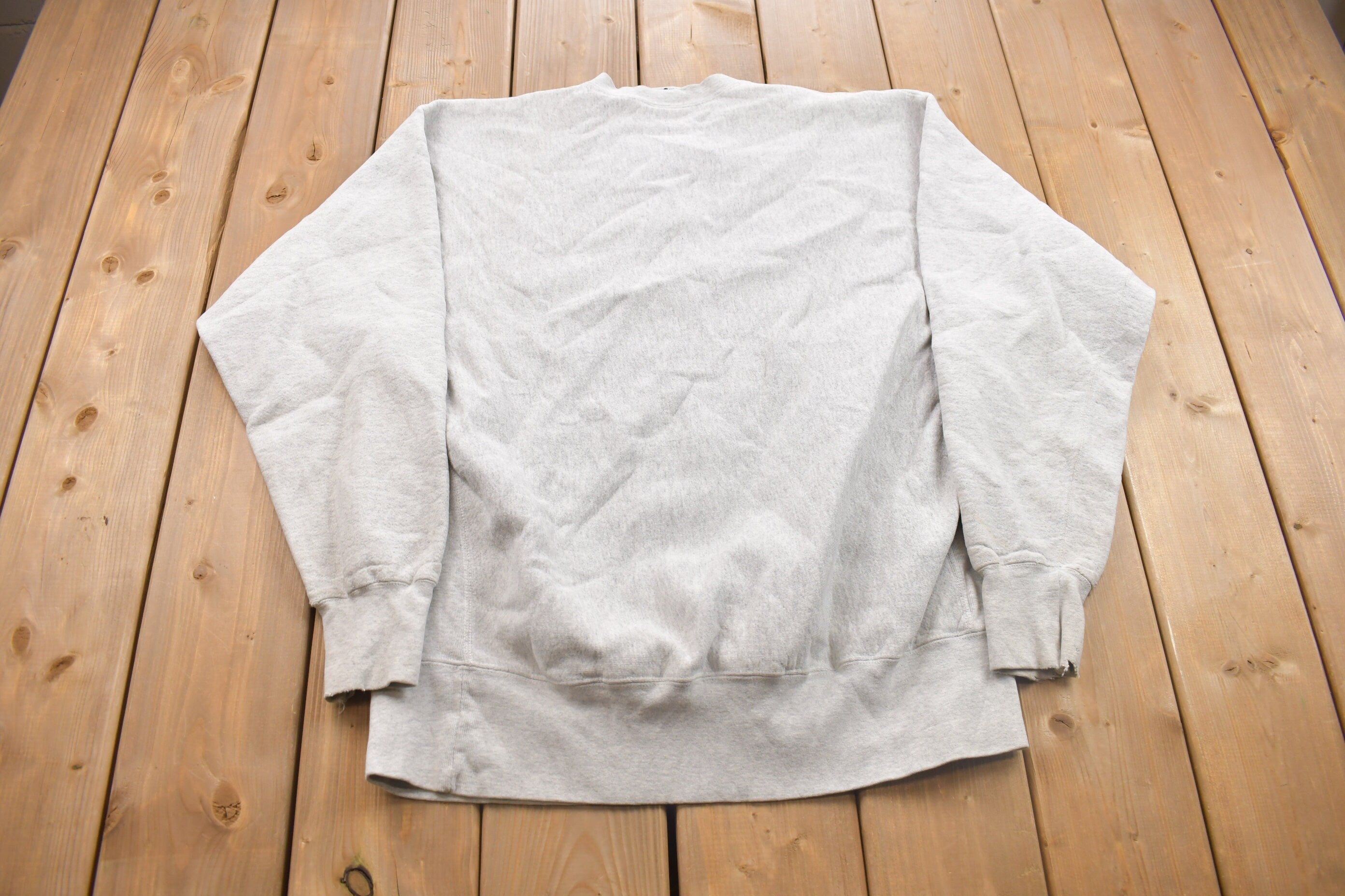 Vintage 1990s Lee Blank Grey Crewneck Sweatshirt