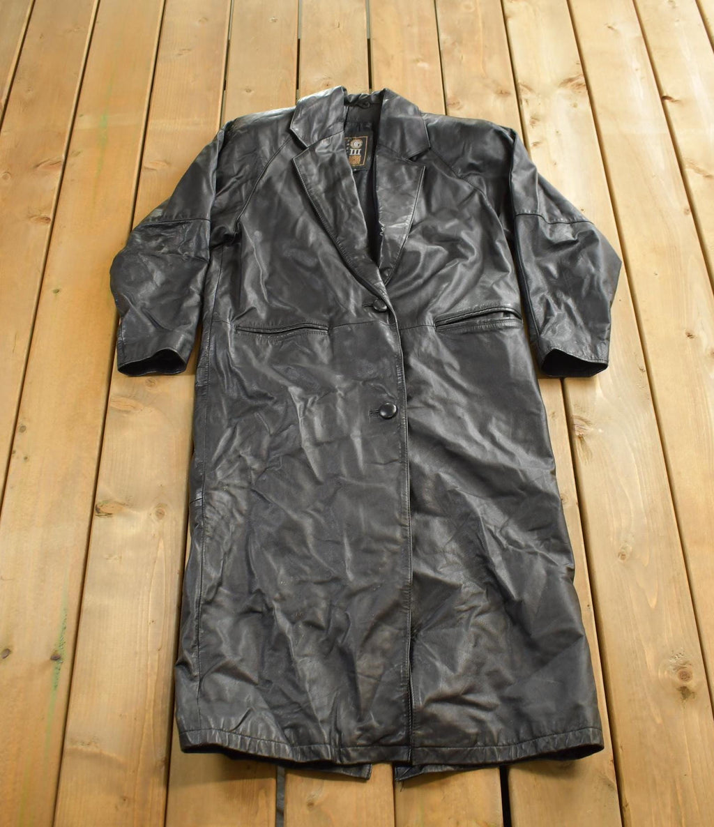 Vintage 1980s Genuine Leather Jacket