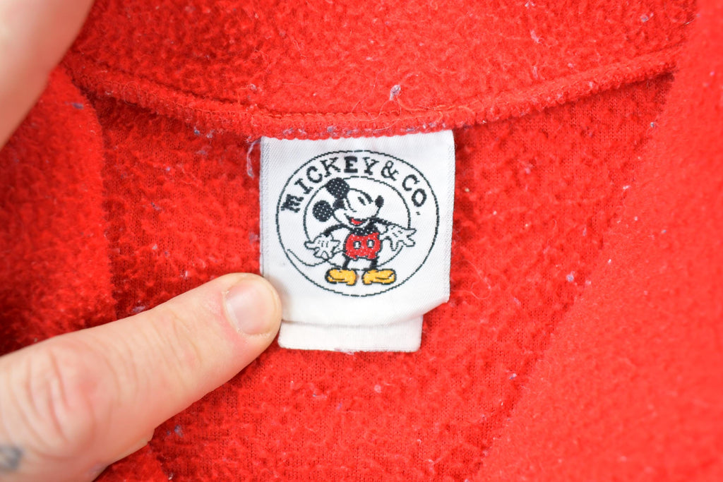 Vintage 1990s Mickey Mouse Disney Fleece Quarter Zip