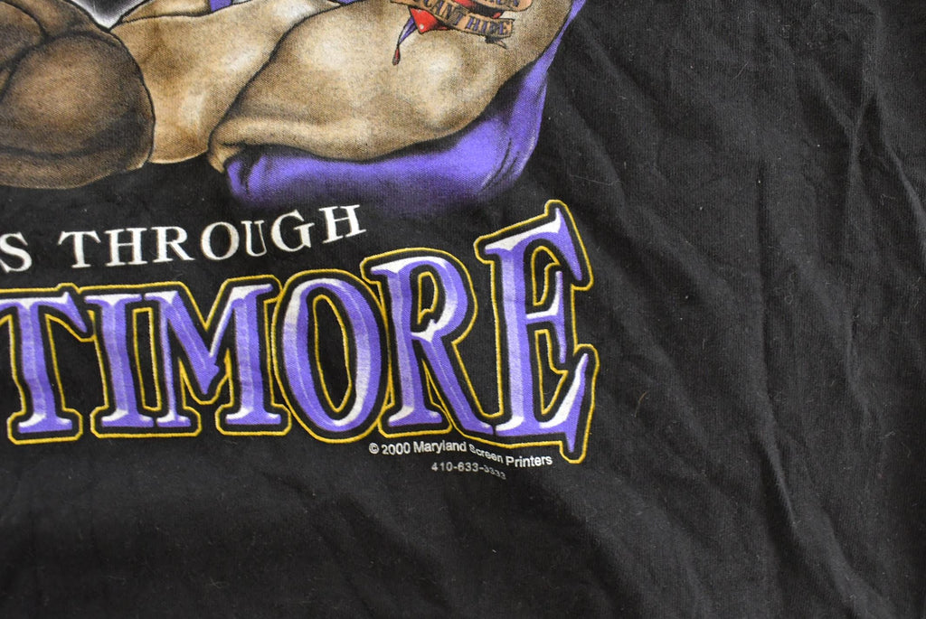 Vintage 1990s Baltimore Ravens NFL Graphic T-Shirt Men's XL