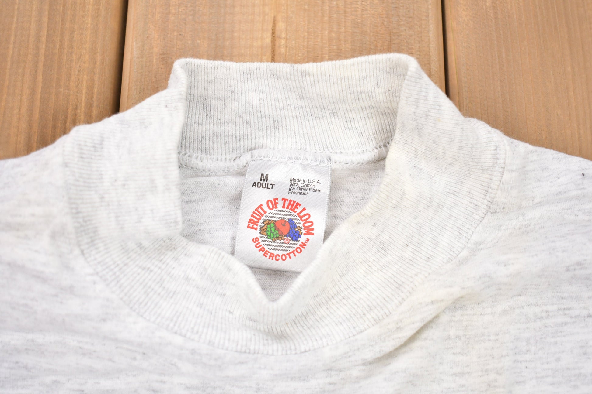 Vintage 1990s Atlanta Georgia Embroidered Plaid Crewneck Sweatshirt