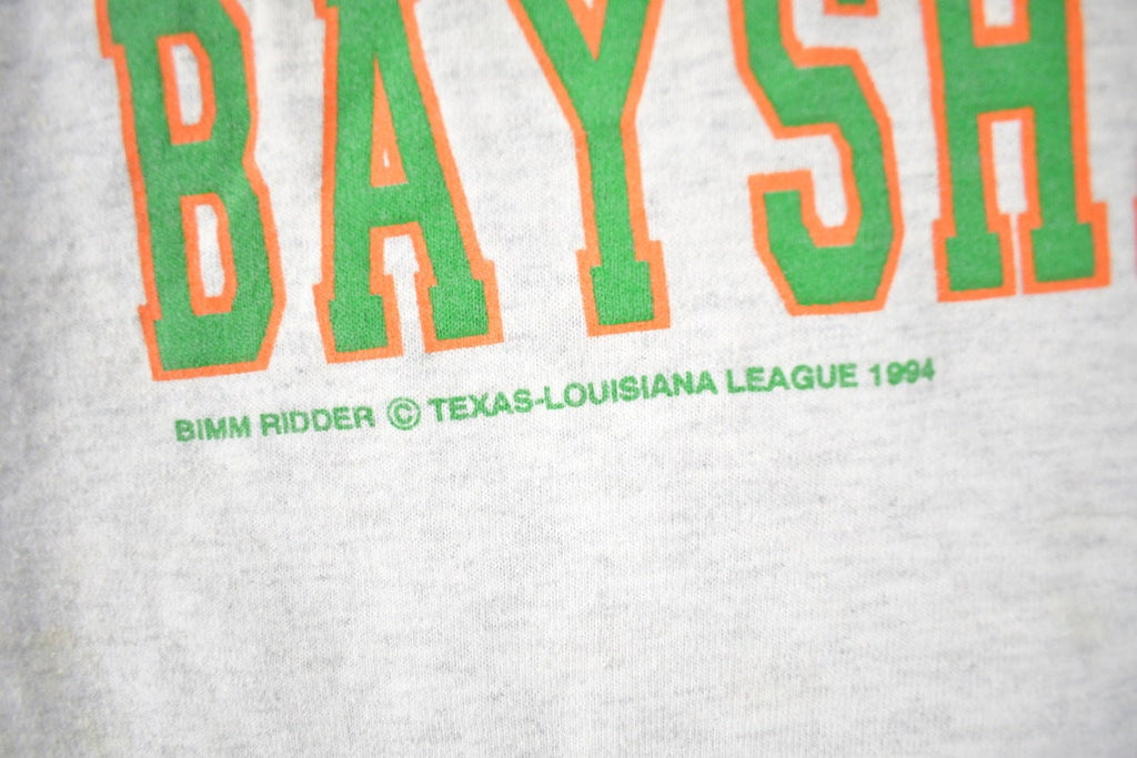 Vintage 1994 Bimm Riddler Mobile Baysharks Collegiate Graphic KIDS T-Shirt Made In USA
