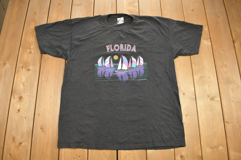 Vintage 1990s Florida Graphic Souvenir T Shirt
