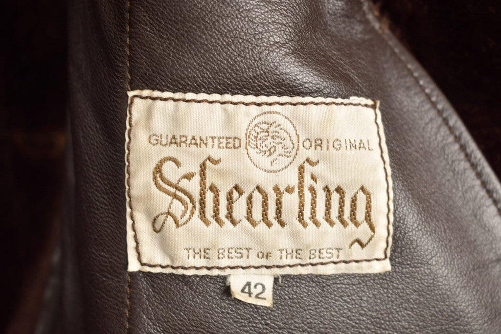 Vintage 1980s Shearling Suede Coat