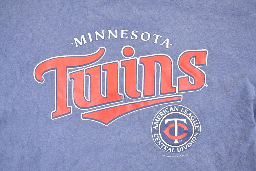 Vintage 2003 Lee Sport Minnesota Twins MLB Souvenir T-Shirt Men's L