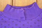 Vintage 1990s Trend Basics Button Mock Neck AOP Floral Graphic Print Crewneck Sweatshirt Womens XXL