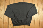 Vintage 1990s Drop Ship Express Embroidered Crewneck Sweatshirt  90s Crewneck  Essential  Streetwear  90s Blank  Black Sweatshirt