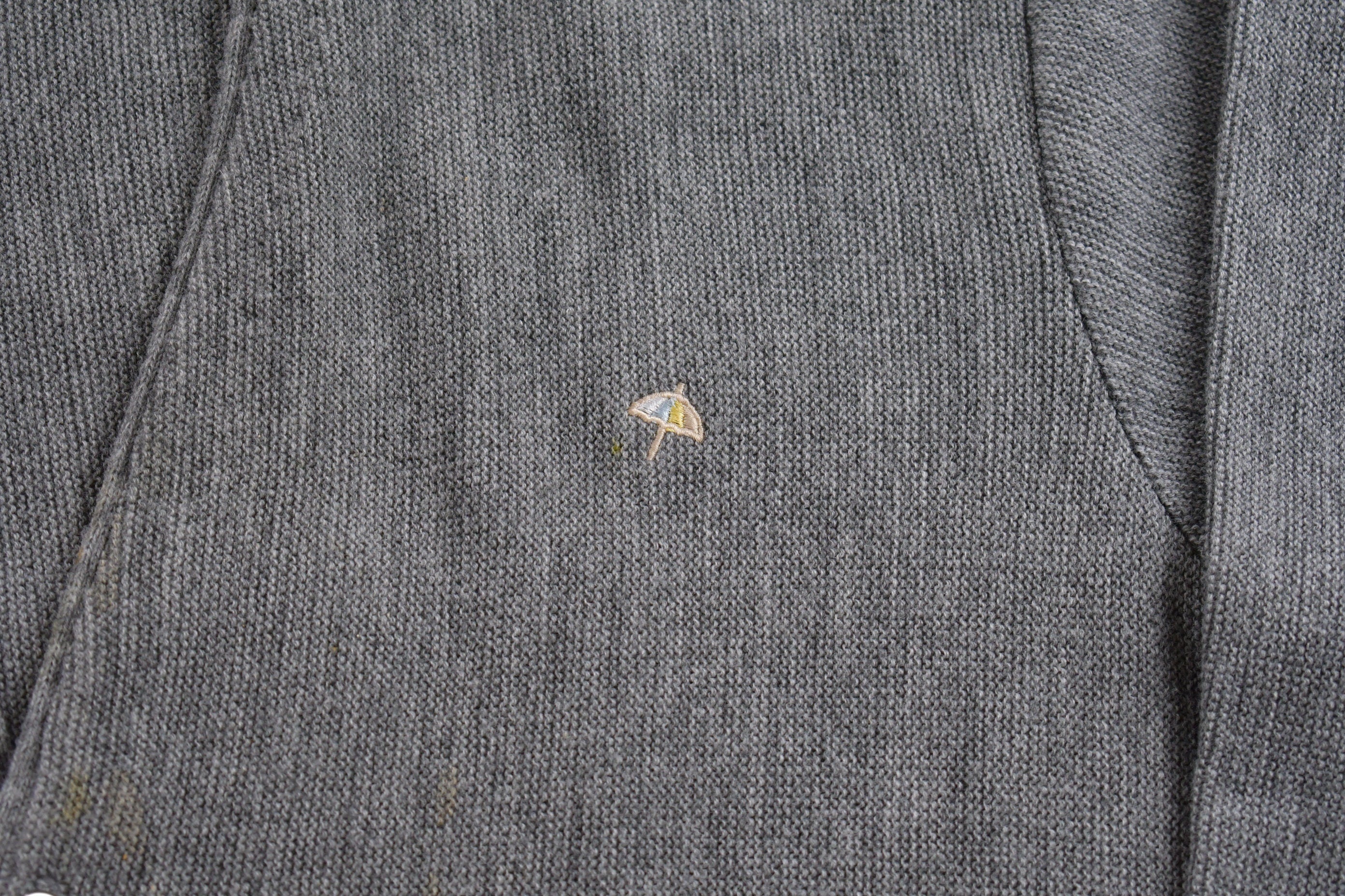 Vintage 1980s Arnold Palmer Knit Cardigan Sweater