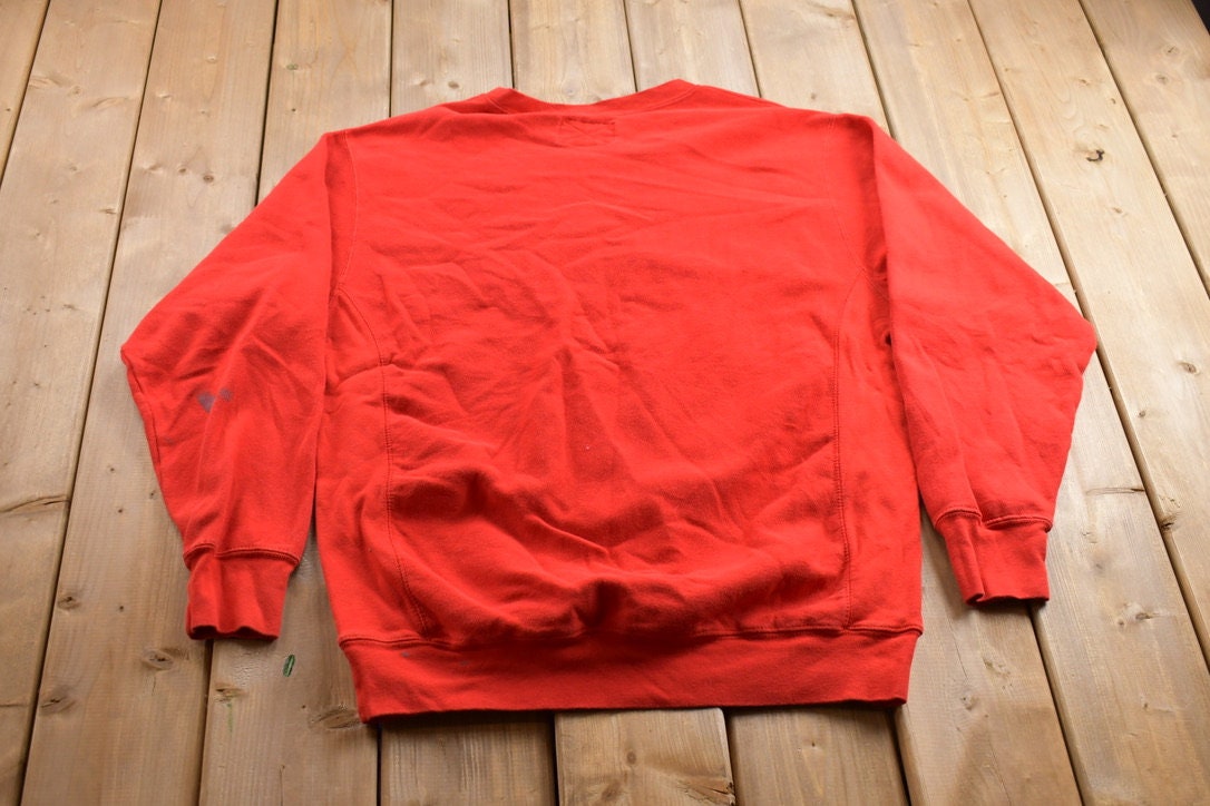 Vintage University Of Nebraska Collegiate Nine Ounce Technical Fleece Crewneck
