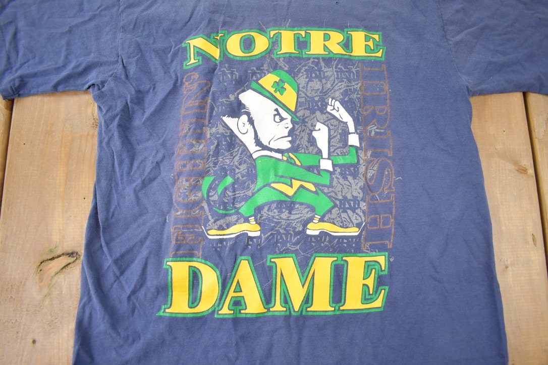 Vintage 1990s Starter Notre Dame Fighting Irish Collegiate T-Shirt