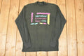 Vintage 1990 International Literacy Year Graphic Print Crewneck Shirt Men's M