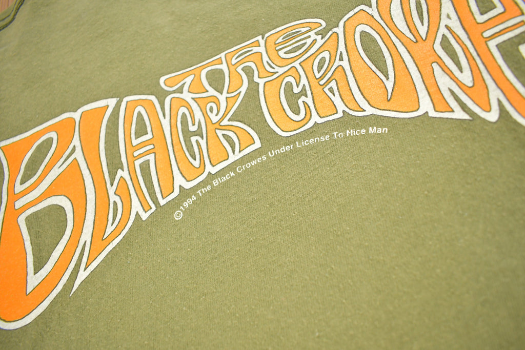 Vintage 1994 The Black Crows High Graphic Band T-Shirt
