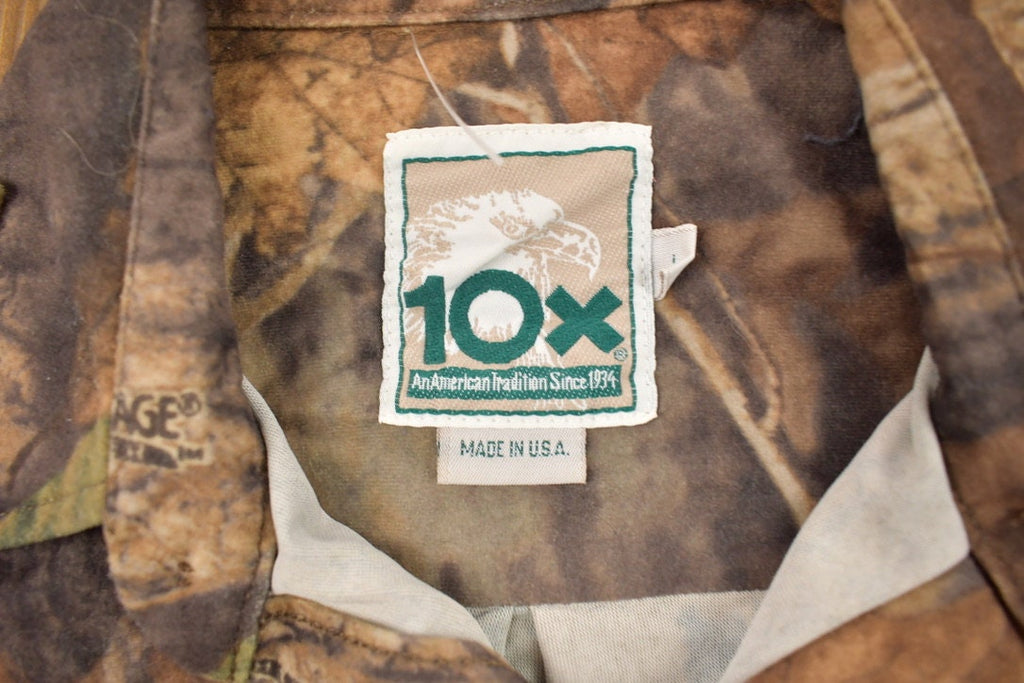 Vintage 1990s Hunter Camo Button Up Shirt