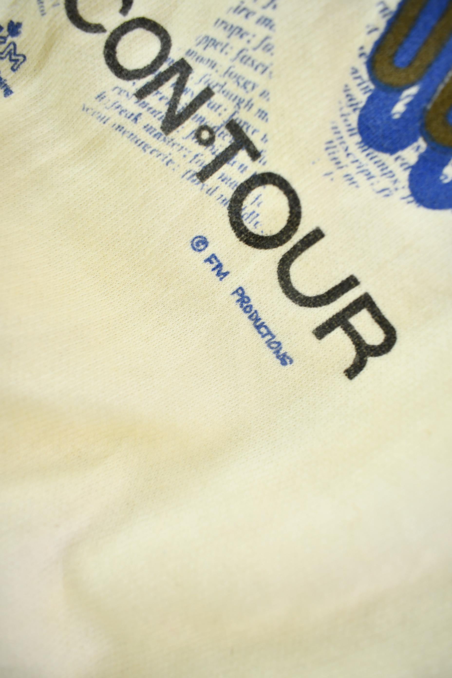 Vintage 1980s Nash The Slash Cameron Hawkins Martin Deller Graphic Crewneck Sweatshirt