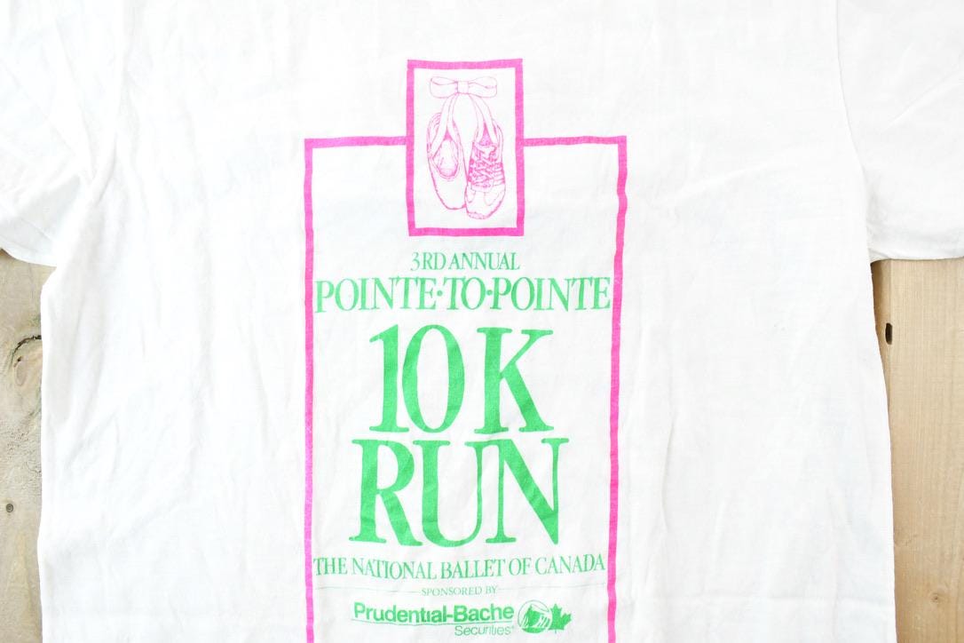 Vintage 1990s 10K Run Souvenir T-Shirt