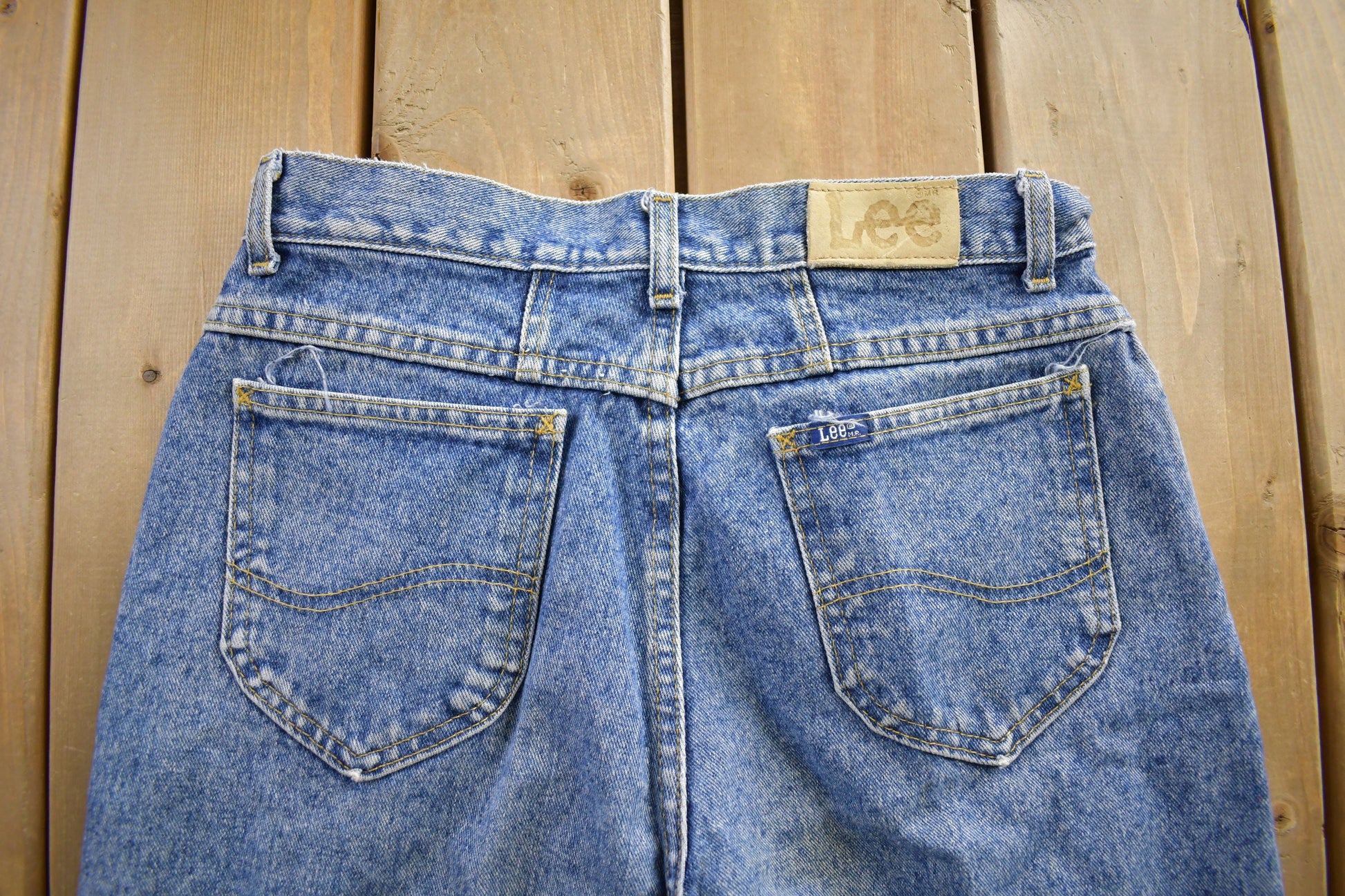 Vintage 1980s Lee Denim Jeans Made In USA Size 28x28