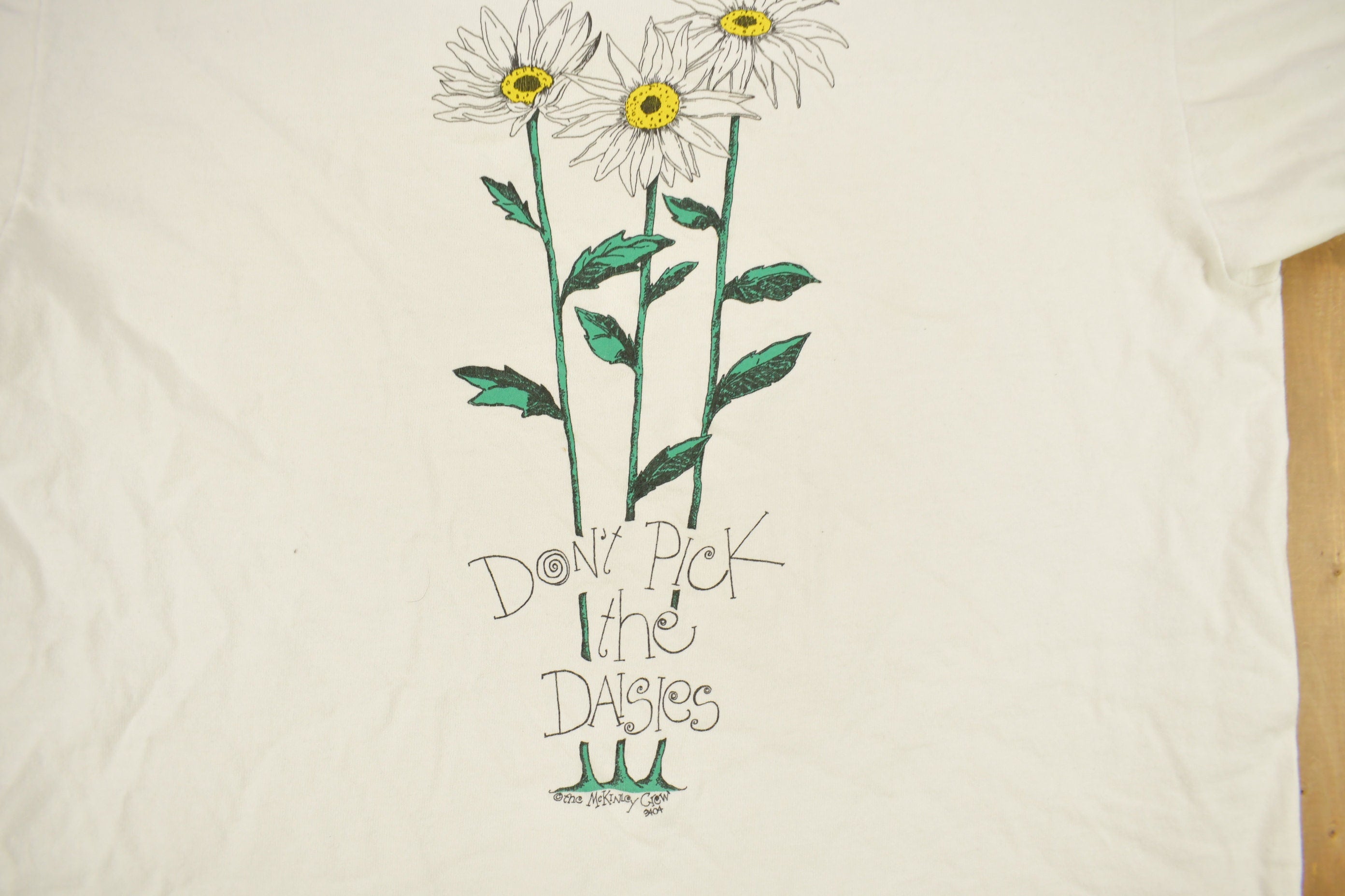 Vintage 1990s Don't Pick The Daisies Graphic T Shirt