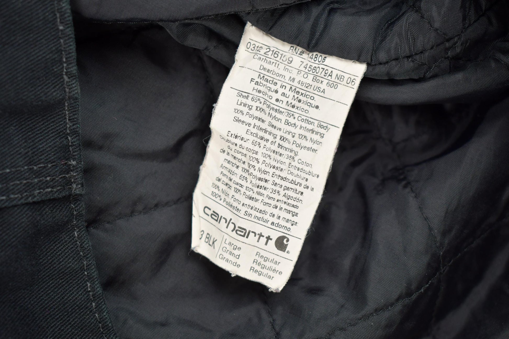 Vintage Y2K Embroidered Carhartt Detroit Jacket Size L