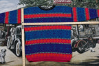Vintage 1990s Striped 3D Knit Sweater