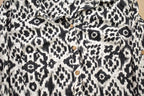 Vintage 1990s Croft & Barrow Aztec All Over Print T-Shirt / Graphic / 80s / 90s / Streetwear / Retro Style / Zebra Print Shirt