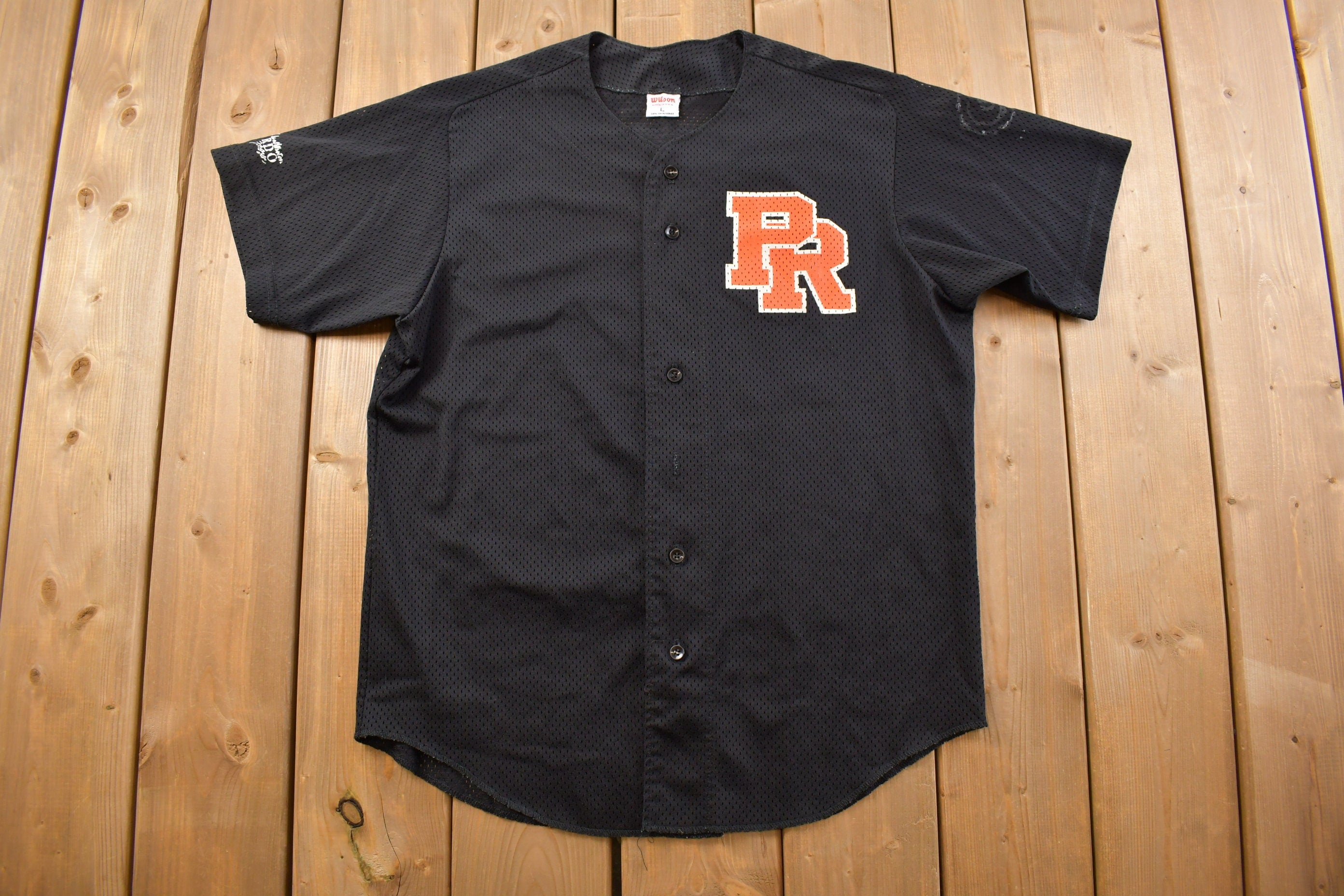 Vintage 1990s PR Collegiate Baseball Jersey