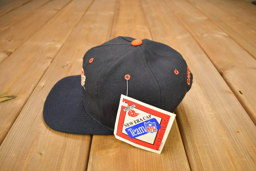 Vintage 1990s Headstock Chicago Bears NFL New Era Snap Back Hat