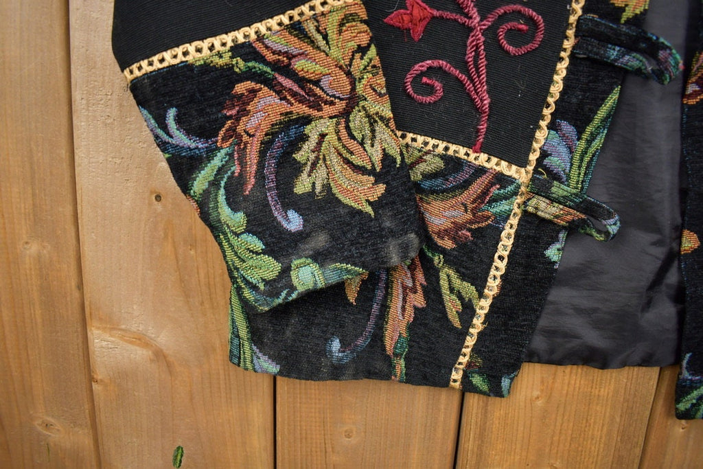 Vintage 1990s Parsley and Sage Embroidered Jacket