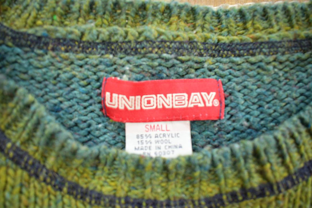 Vintage Y2k Union Bay Cropped Women's Long Sleeve Sweater