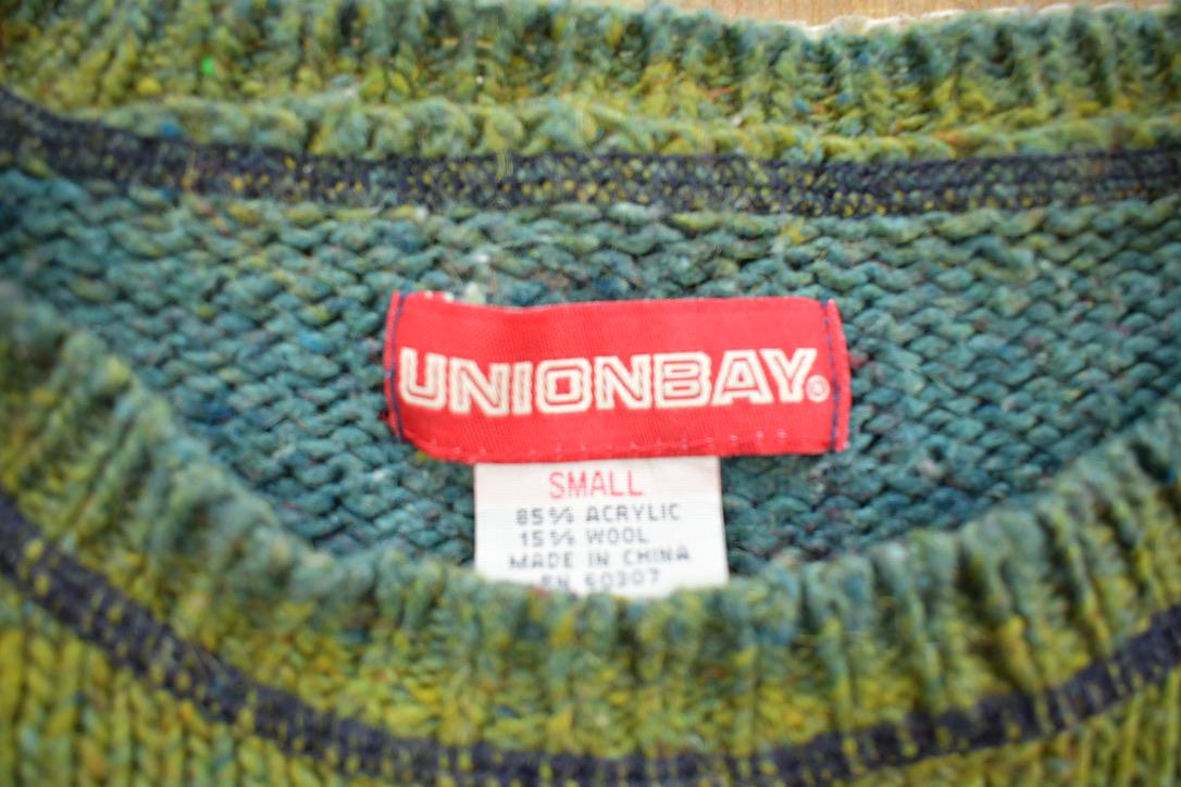 Vintage Y2k Union Bay Cropped Women's Long Sleeve Sweater