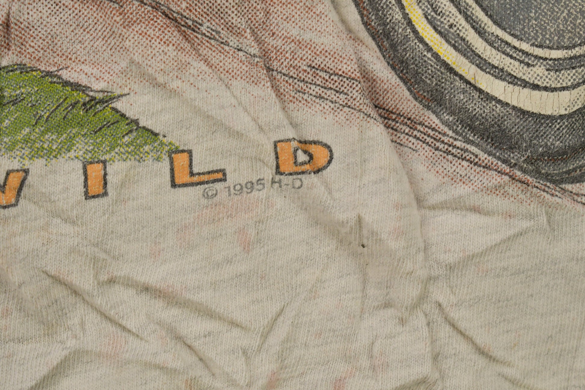 Vintage 1995 C&S Harley Davidson Of Nashville Graphic T-Shirt