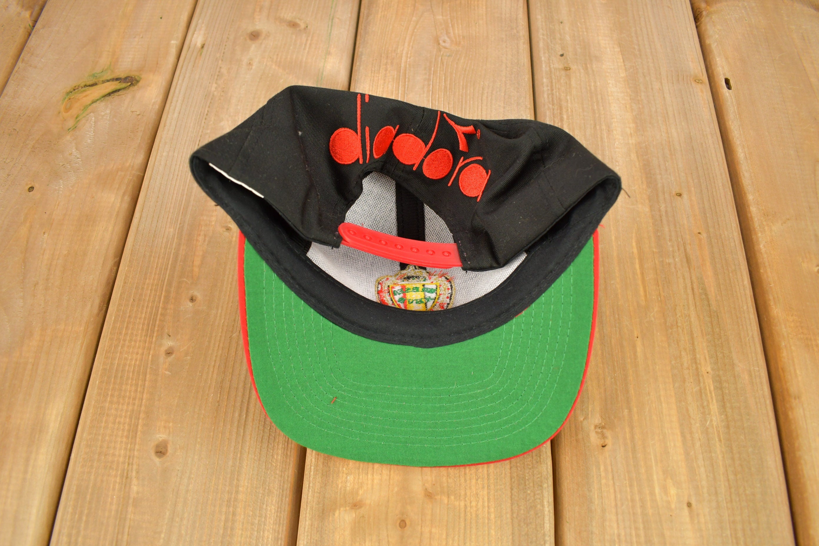 Vintage 1990s Diadora Two Tone Snap Back Hat
