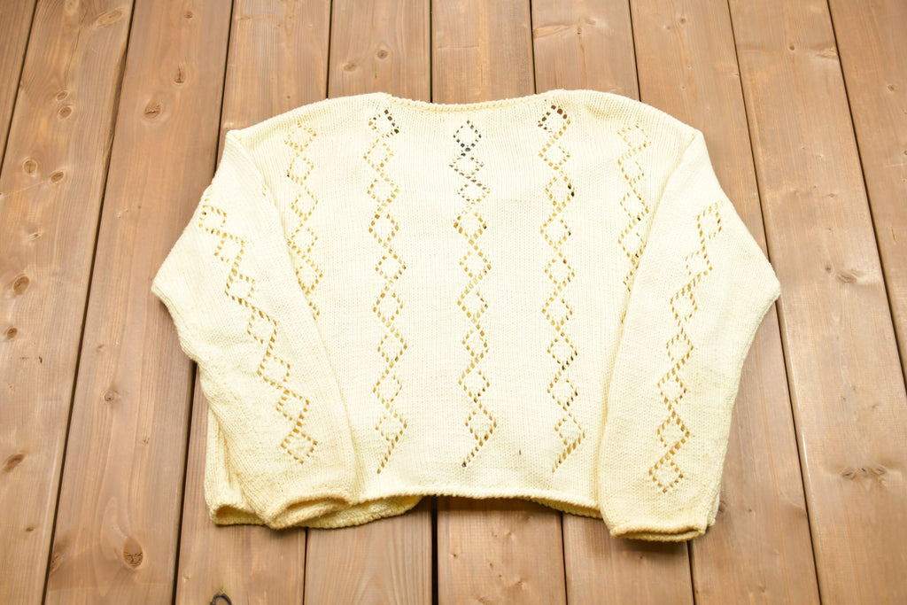 Vintage Knitted Cardigan Sweater