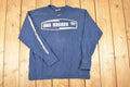 Vintage Y2K Nike Centre Swoosh UNH Hockey Graphic Print Crew Neck Shirt Men's M