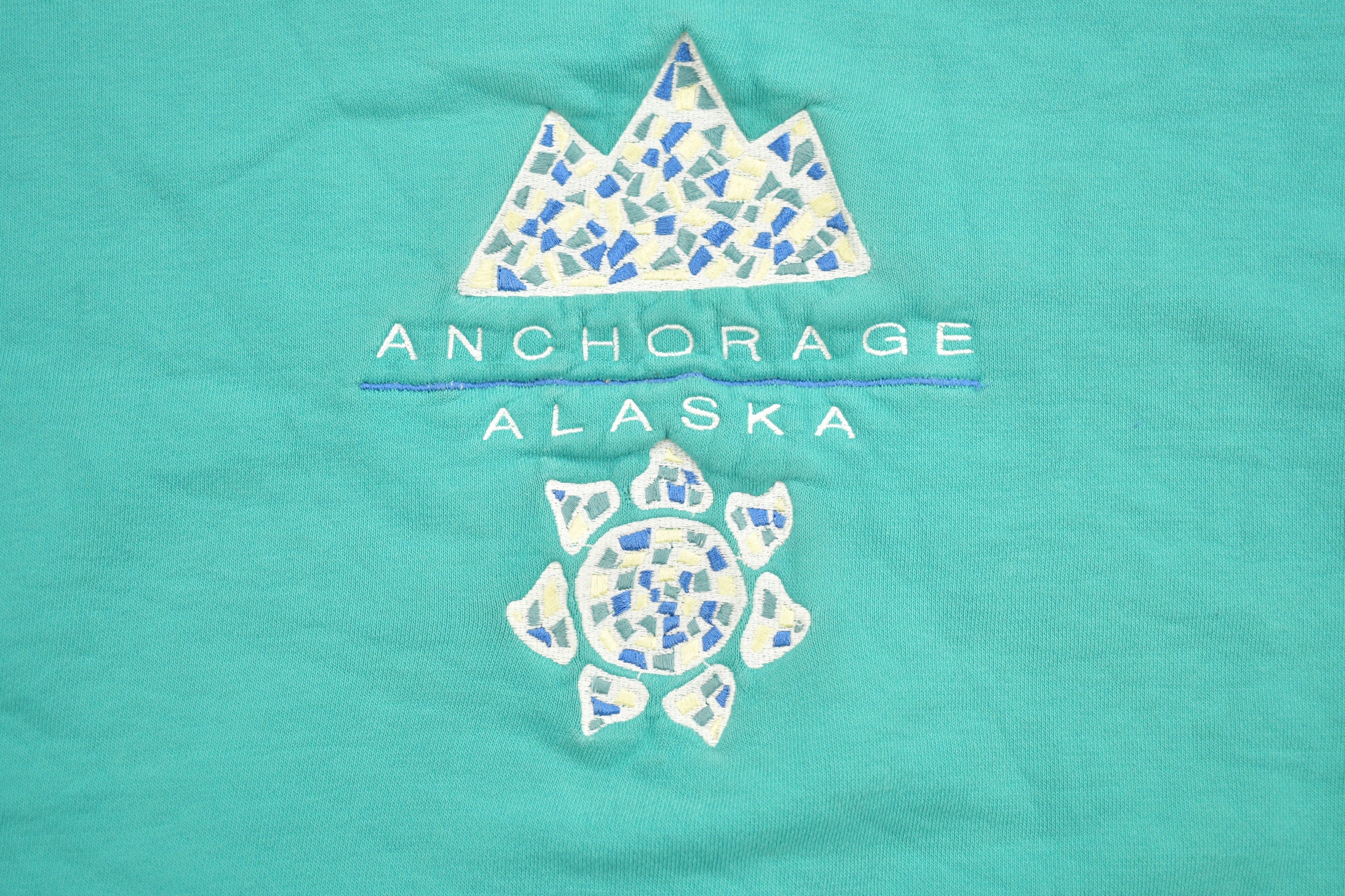 Vintage 1990s Anchorage Alaska Crewneck Sweatshirt