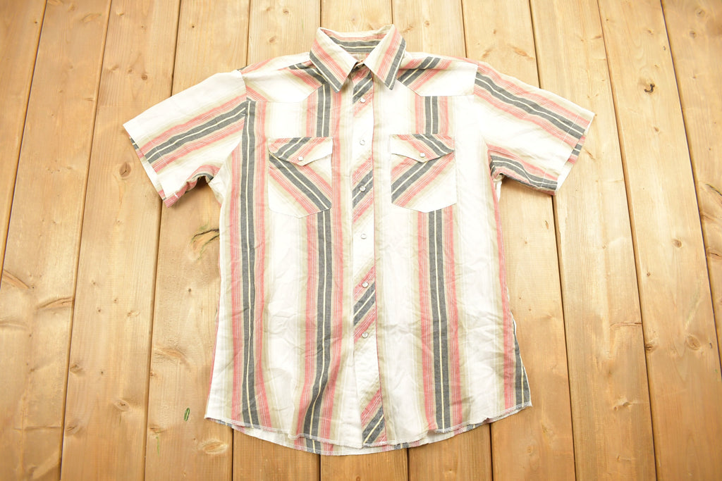 Vintage 1990s Wrangler Western Button Up Shirt