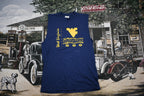 Vintage 1990s University Of West Virginia Mountaineers Graphic Tank Top Shirt