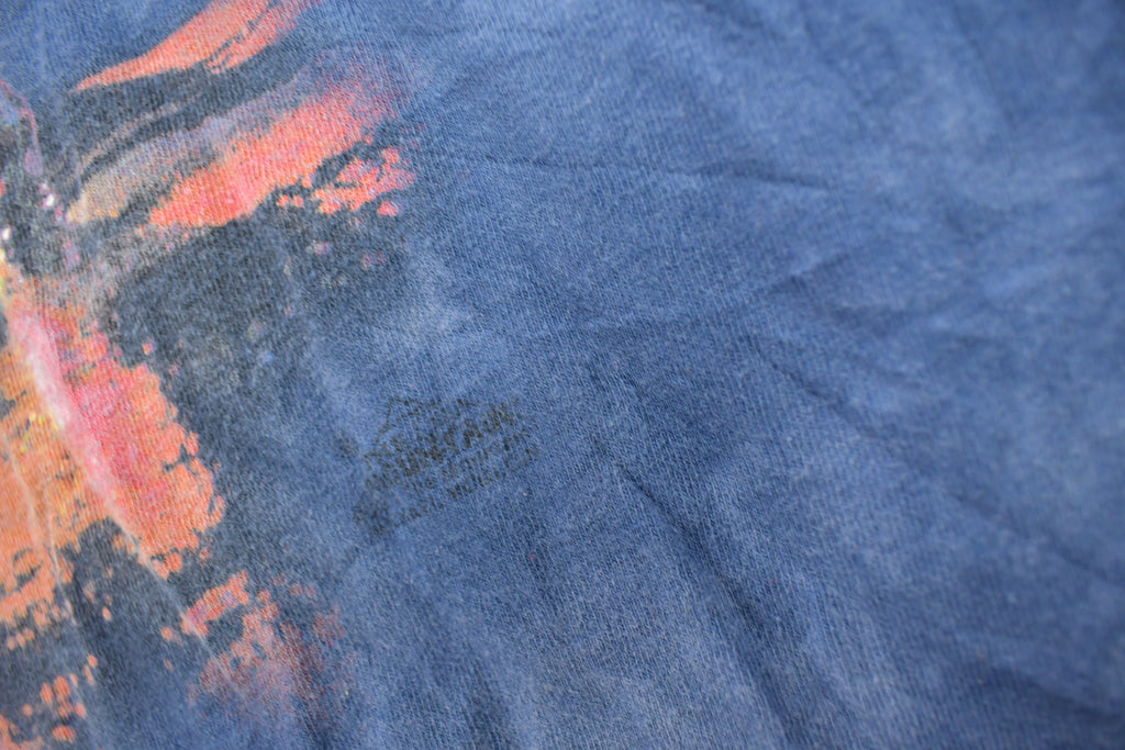 Vintage 1990s American EMT Services Graphic Tie Dye T Shirt