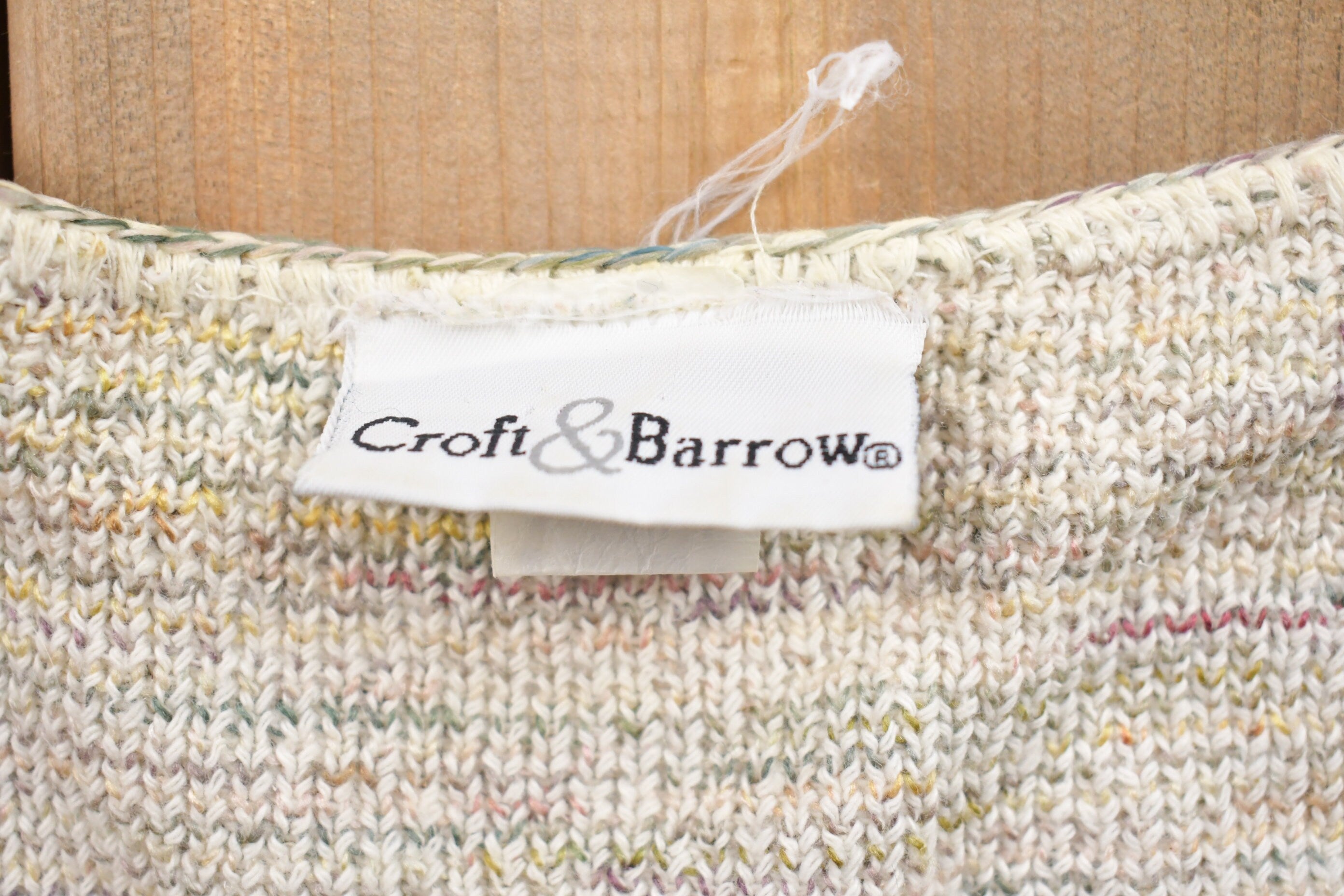 Vintage Knitted Croft and Barrow Cardigan Sweater