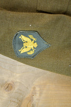 Vintage Wool Military Button Up Patched Army Jacket