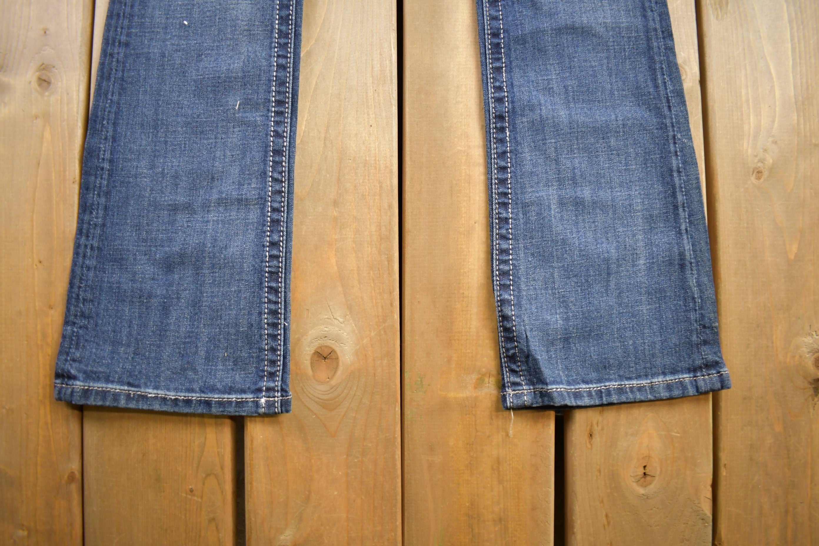 Vintage Y2K Miss Me Bedazzled Low Rise Jeans Size 26x32