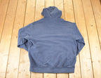 Vintage Y2K Nike Hoodie Full Zip Sweatshirt Men's XL / Swoosh Logo / Minimalist / Made in USA / 90s Nike Sweater