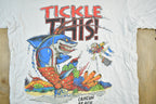 Vintage 1990s Cancun Mexico Graphic Souvenir T Shirt Men's Large