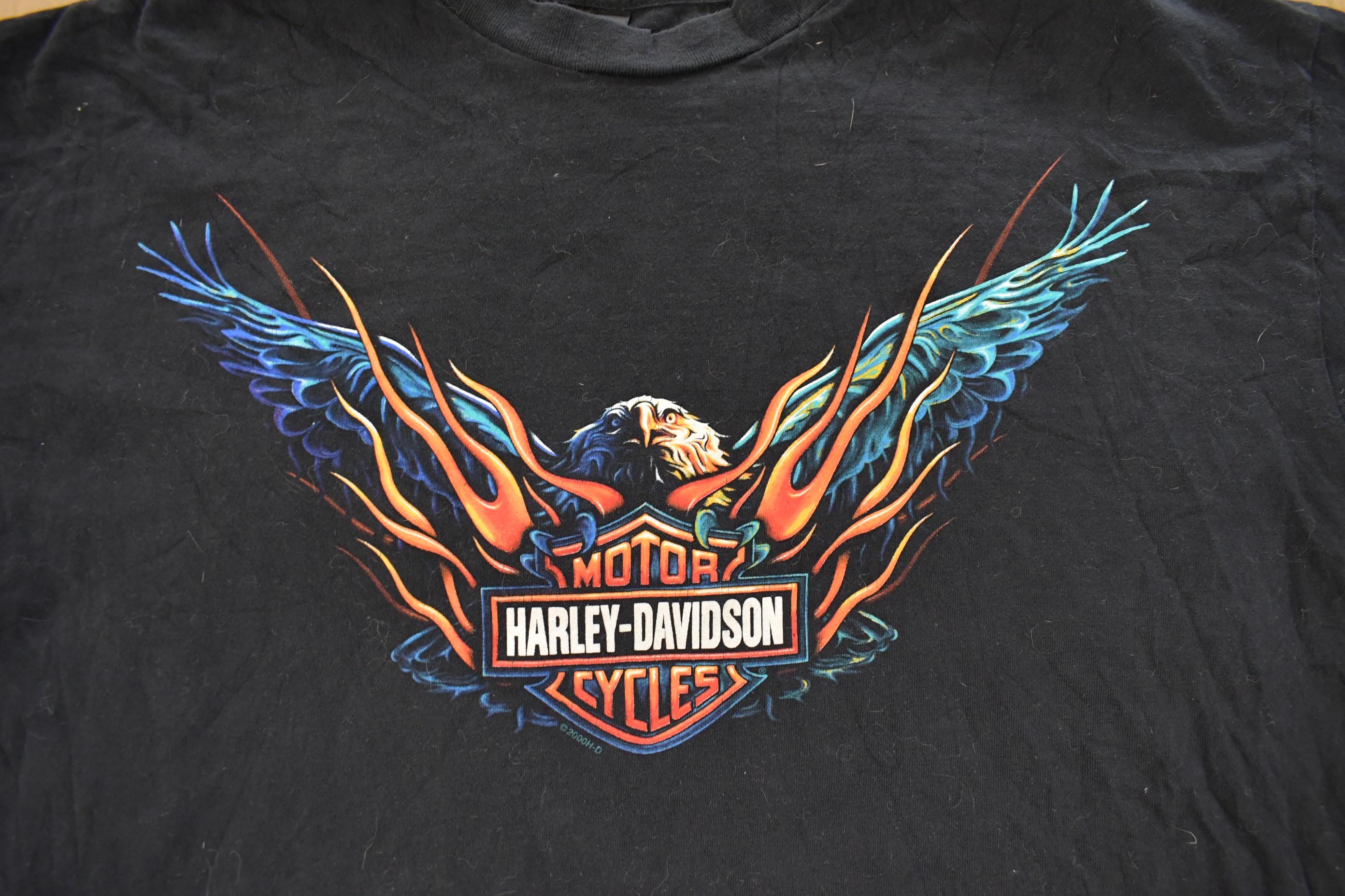 Vintage 1990s Harley Davidson Motorcycles T-Shirt Men's 2XL